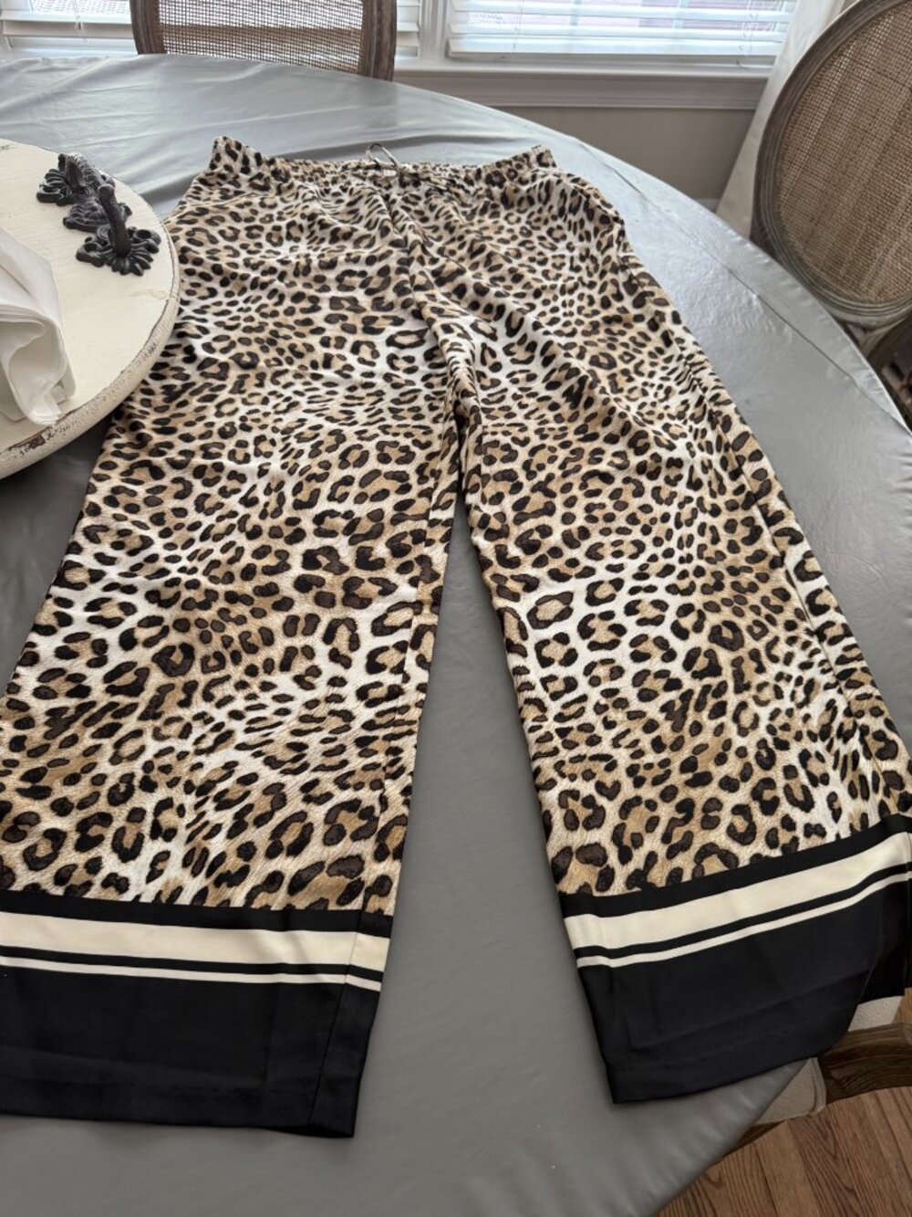 Ladies Leopard Print Pants